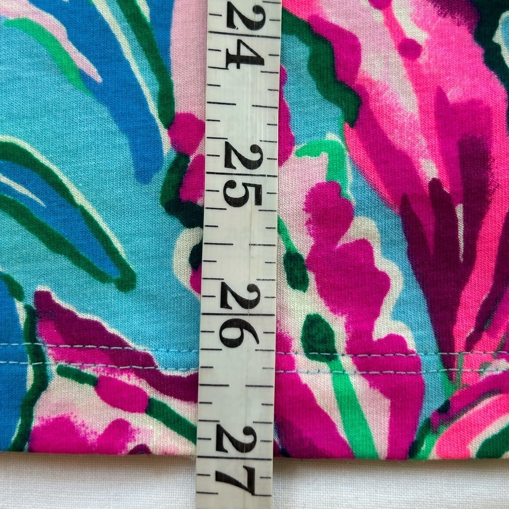 Lilly Pulitzer Porto Blue Fontaine Tropical Toucan Floral Top LARGE NWOT - Picture 10 of 15